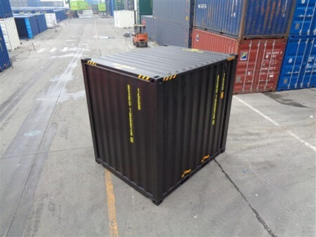 CONTENEDOR MARITIMO DE 10 PIES HIGH CUBE NEGRO - NUEVO